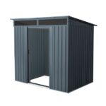 KOVINSKA VRTNA HIŠKA VITAVIA LIEGE 65, MAT ANTRACIT 180X184X139 - slika 2